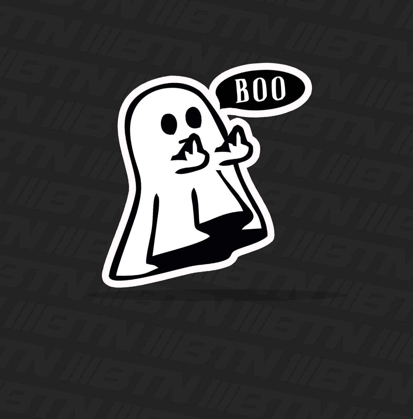 Boo The Ghost Decal