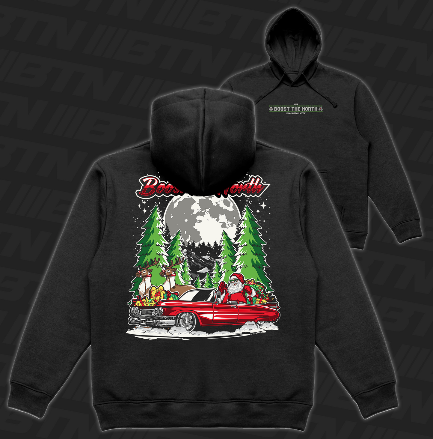 Your UGLY Christmas Hoodie Black