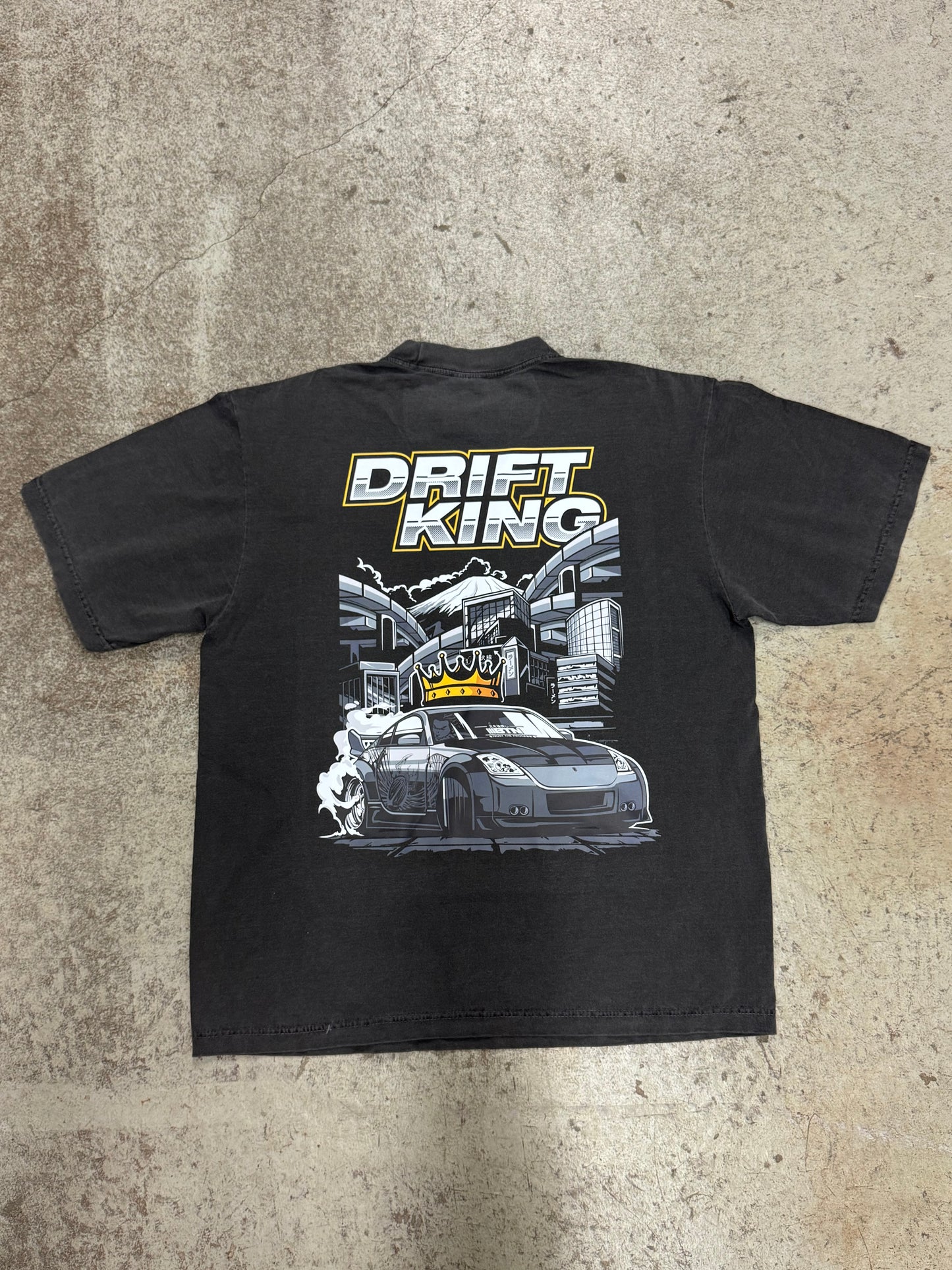 Drift King Heavyweight Acid wash Tee 265 GSM