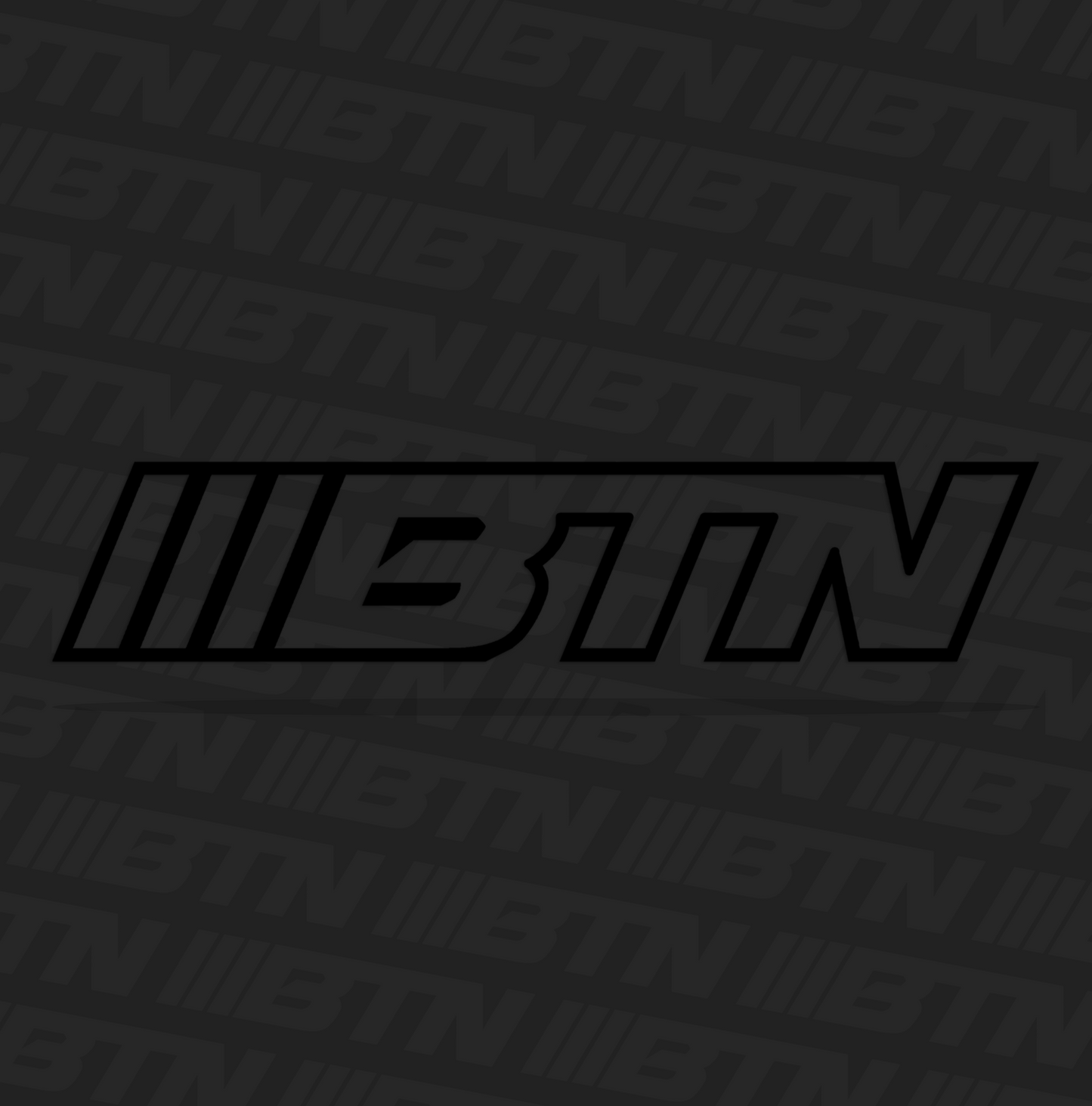 BTN Single Outline Windshield Banner