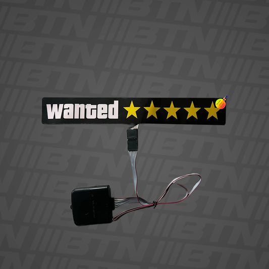 Wanted 5 Star LED - ⭐⭐⭐⭐⭐