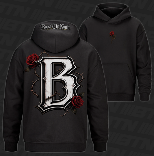 BTN Thorns & Roses Hoodie Black