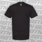 BOOST THE NORTH Cracked Black Tee