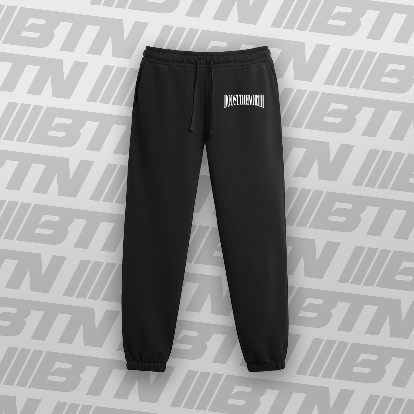 Cracked Small Logo Joggers BV2 Black