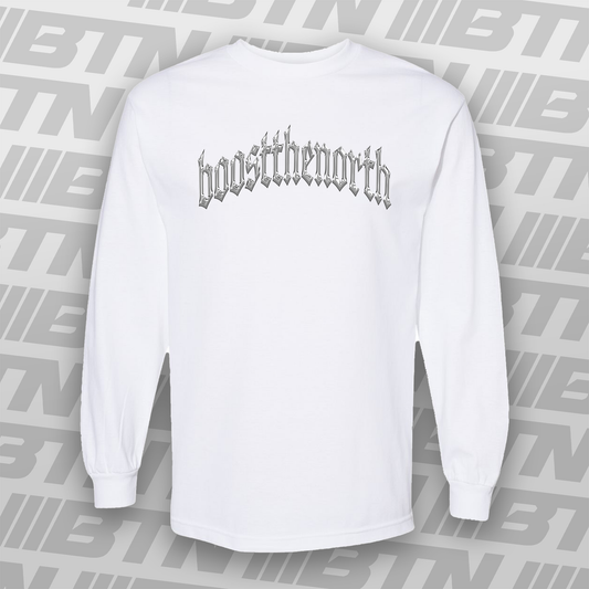 Boost The North Chrome Long Sleeve Tee BV2 White