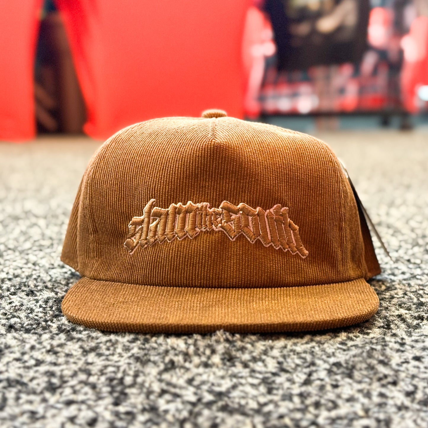 Brown Corduroy Slam The South SnapBack
