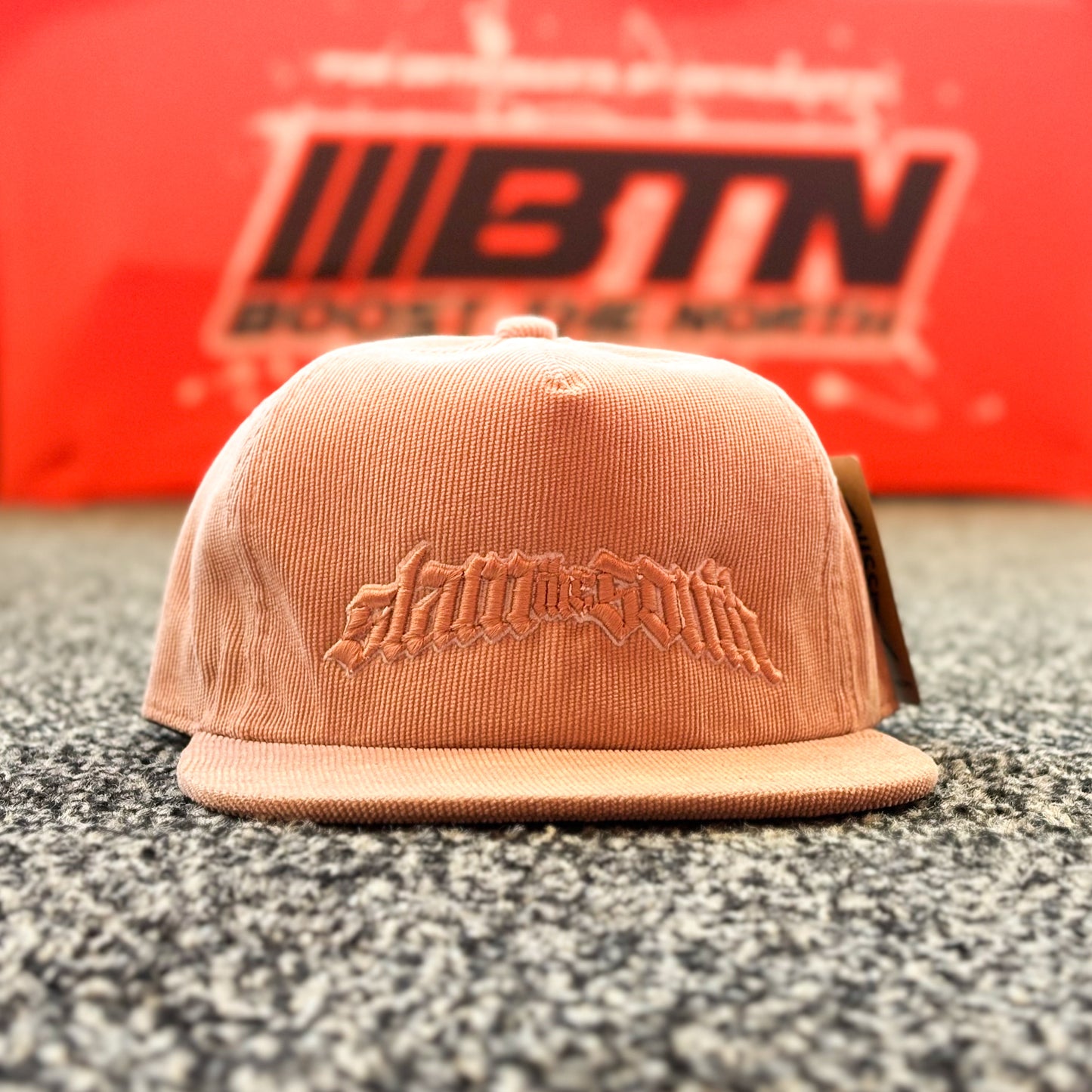 Light Pink Corduroy Slam The South SnapBack