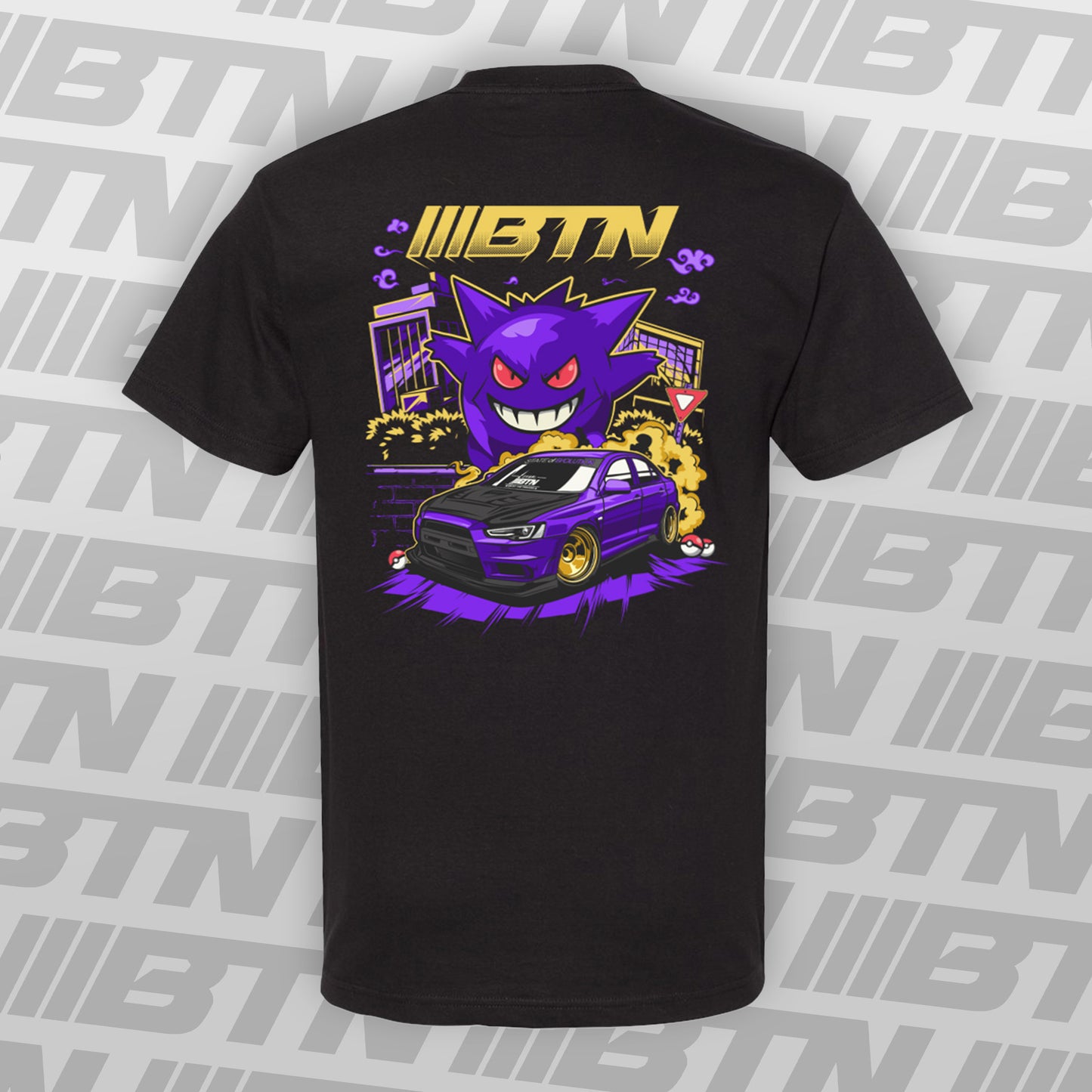 BTN x Johnny Evo Black Tee