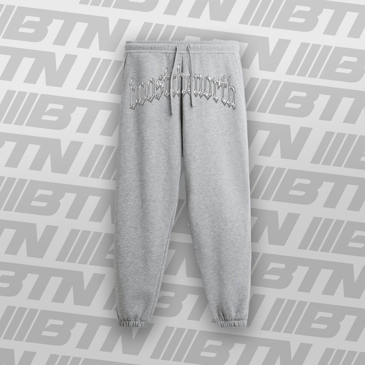 Chrome Big Logo Joggers BV2 Grey