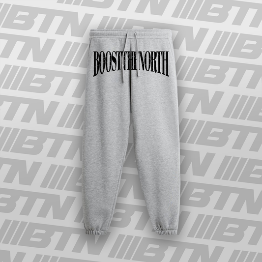 Cracked Big Logo Joggers BV2 Grey