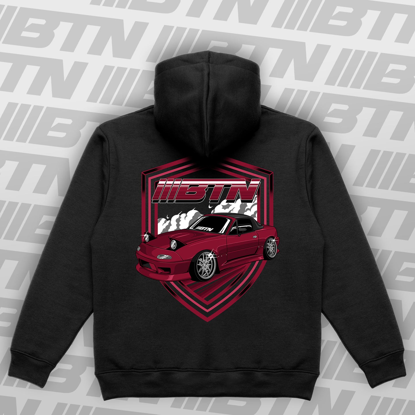 BTN x Miata Michael Black Hoodie