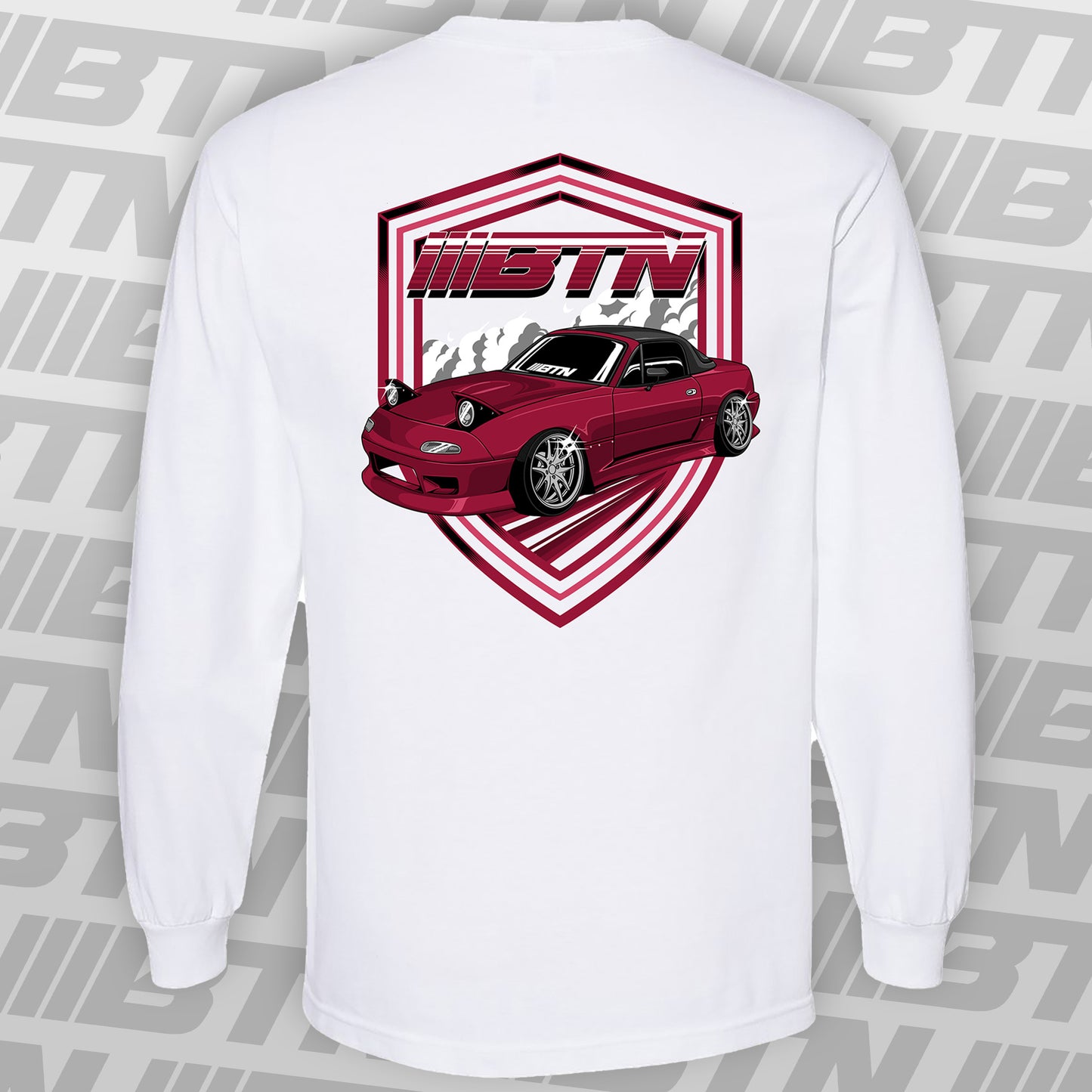 BTN x Miata Michael White Longsleeve