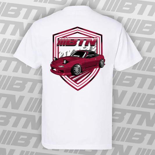 BTN x Miata Michael White Tee